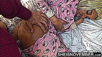 Uncensored d. In Law Hentai Sideways Sex From Big Dick Aggressive Step f., Petite Young Black Hottie Msnovember In Hello Kitty Pajamas on Sheisnovember