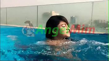 Marjan Ahmed - Fitness Secret Ep 1 Swimming Big Boobs
