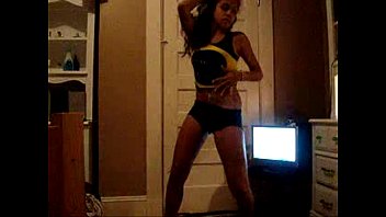 Hot Latina Dancing In Sexy Tight Shorts -